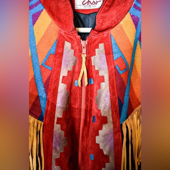 Vintage Char Leather and Wool Jacket - Picture 5 of 9